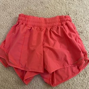 Lululemon hotty hots! Size 4 and 4inch